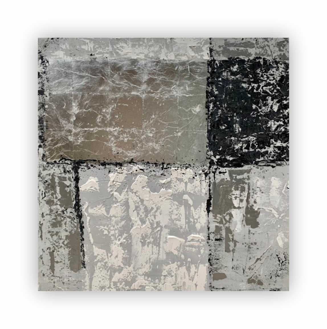Black & Metal 1 - 2021 - 100x100cm