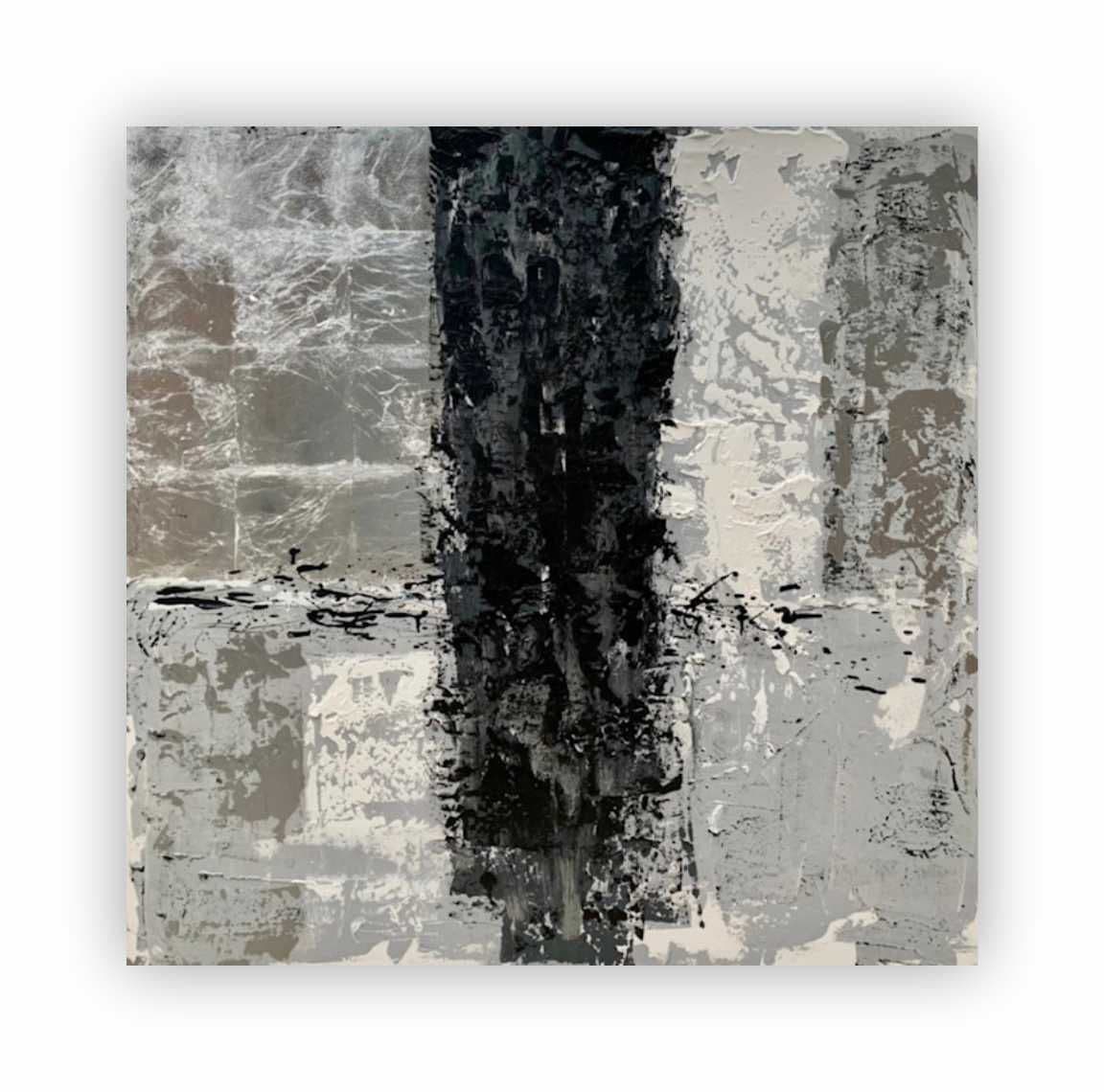 Black & Metal 2 - 2021 - 100x100cm